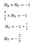 Tangent to a circle